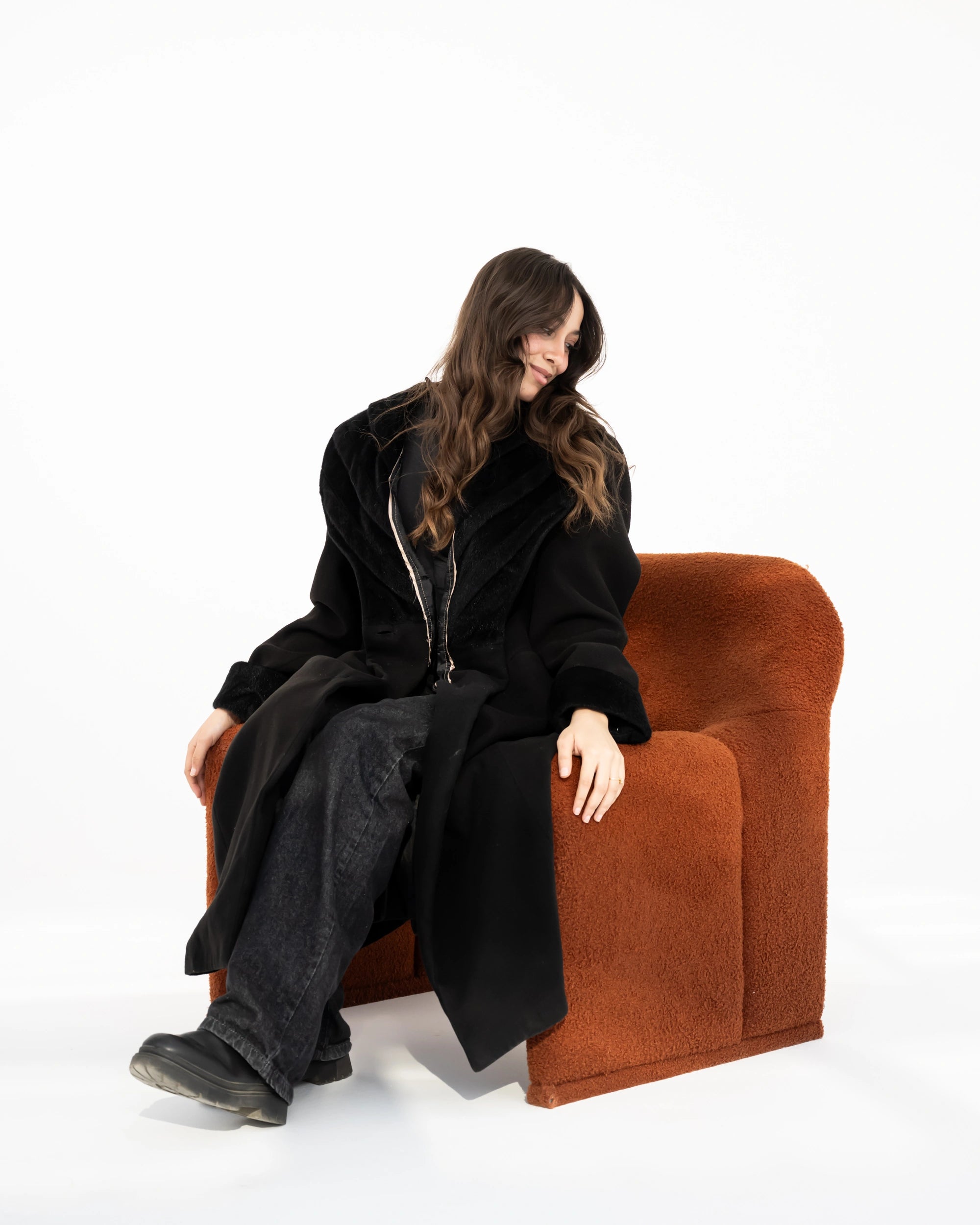 Faux Fur Teddy Lounge Chair