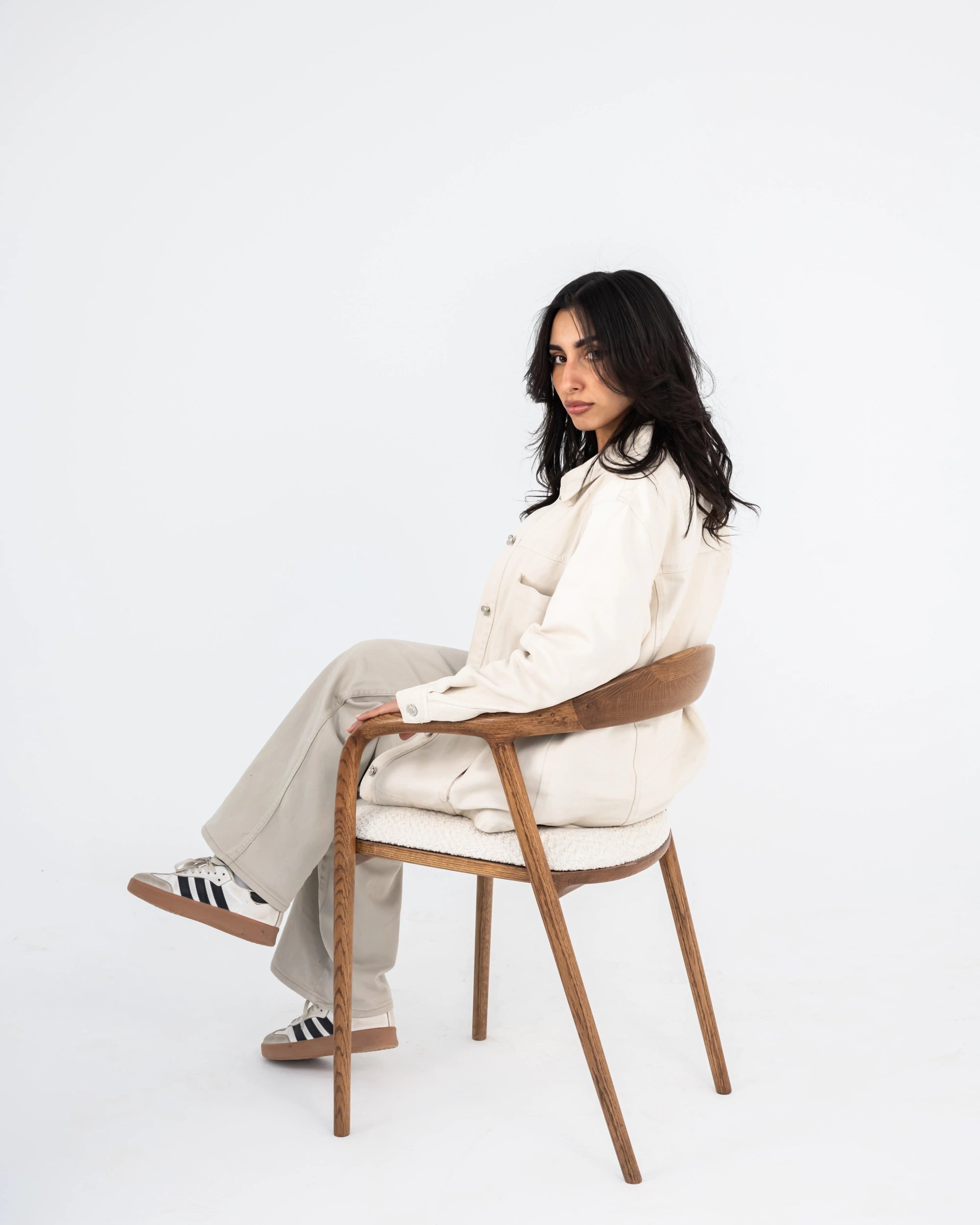 Arch Massive Oak Chair