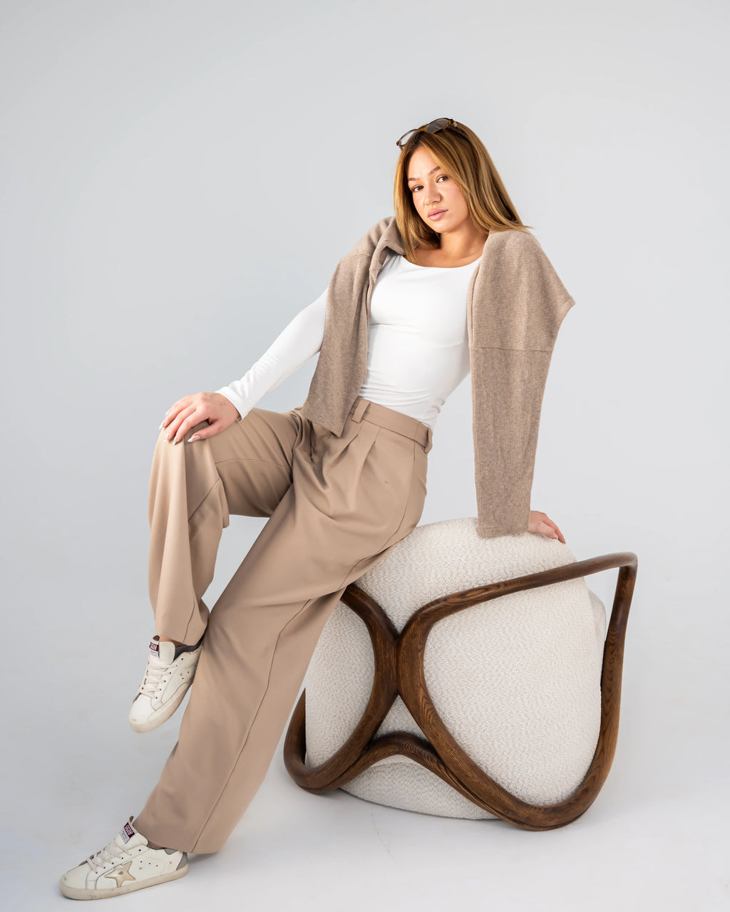 Curve Massive Oak Chair