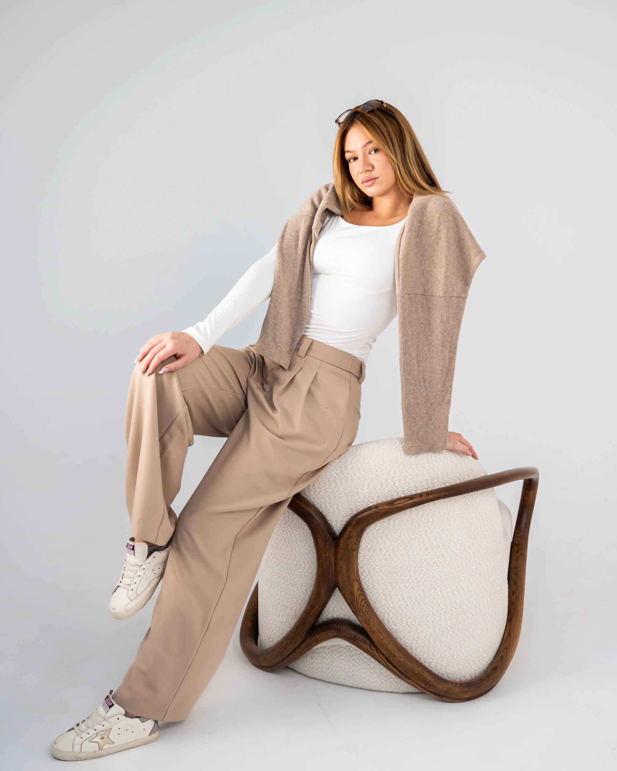 Curve Massive Oak Chair