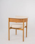 Curved Back Shearling Armchair