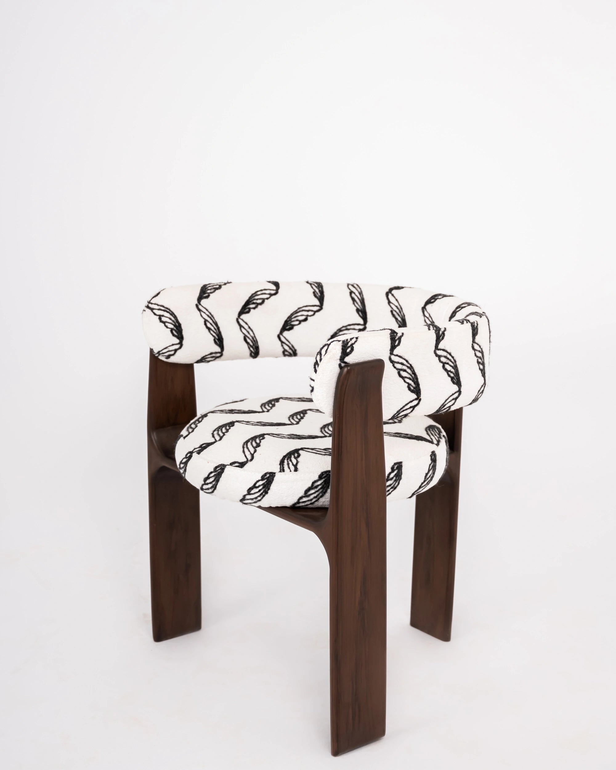 Luna Solid Beech Accent Chair